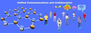 A unified communications system comprises solutions and features