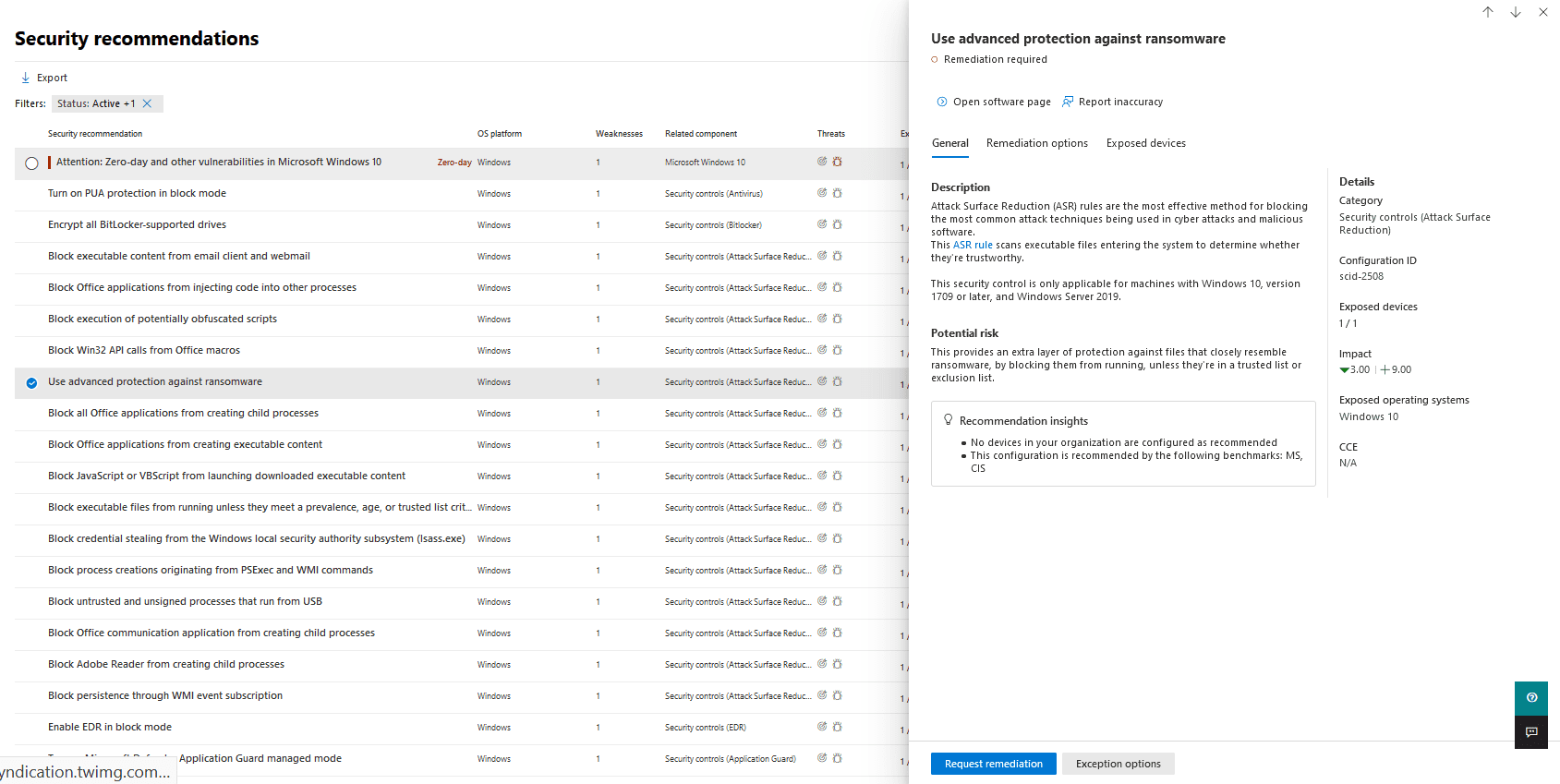Vulnerability Management Remediation