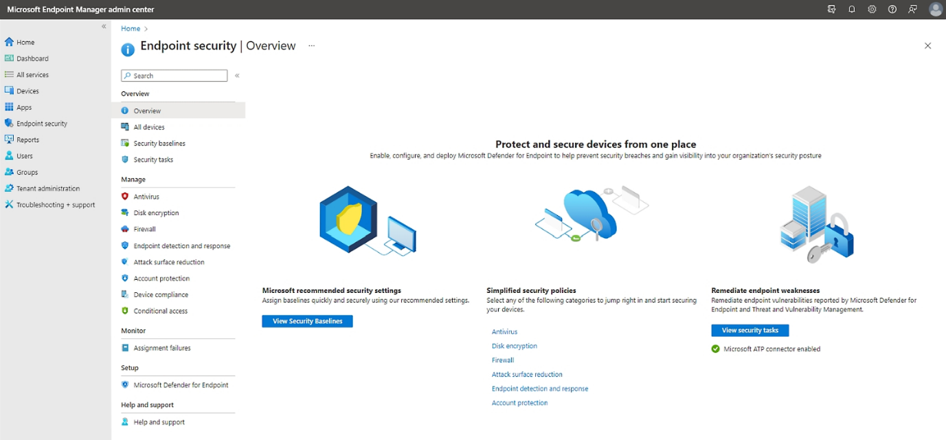 Microsoft Intune Architecture and Essentials - Built-In Endpoint Security
