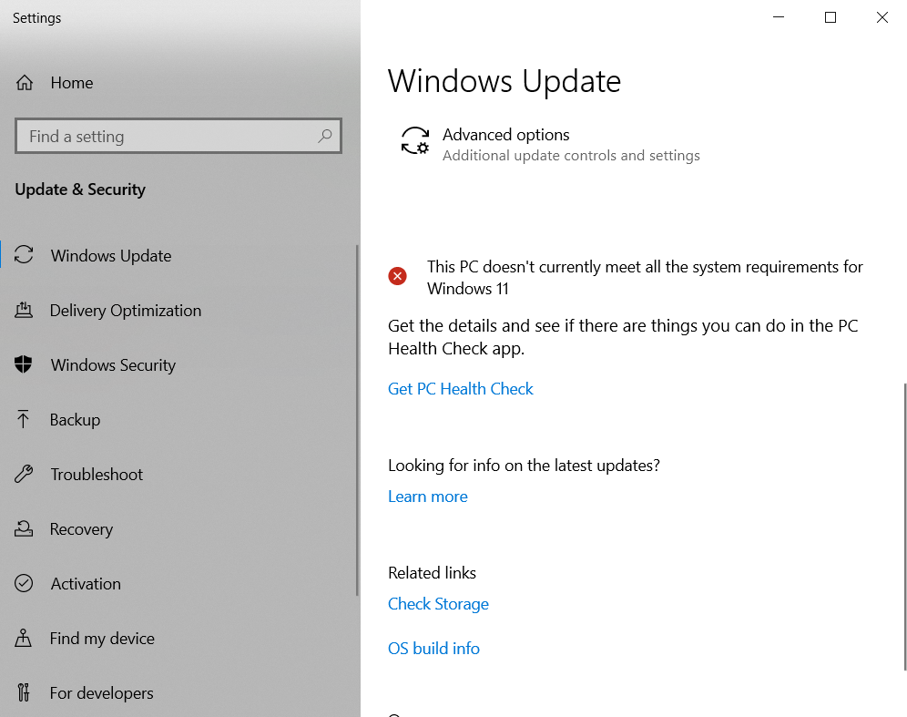 Upgrade to Windows 11