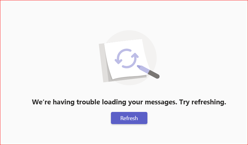Chat messages or files not syncing properly