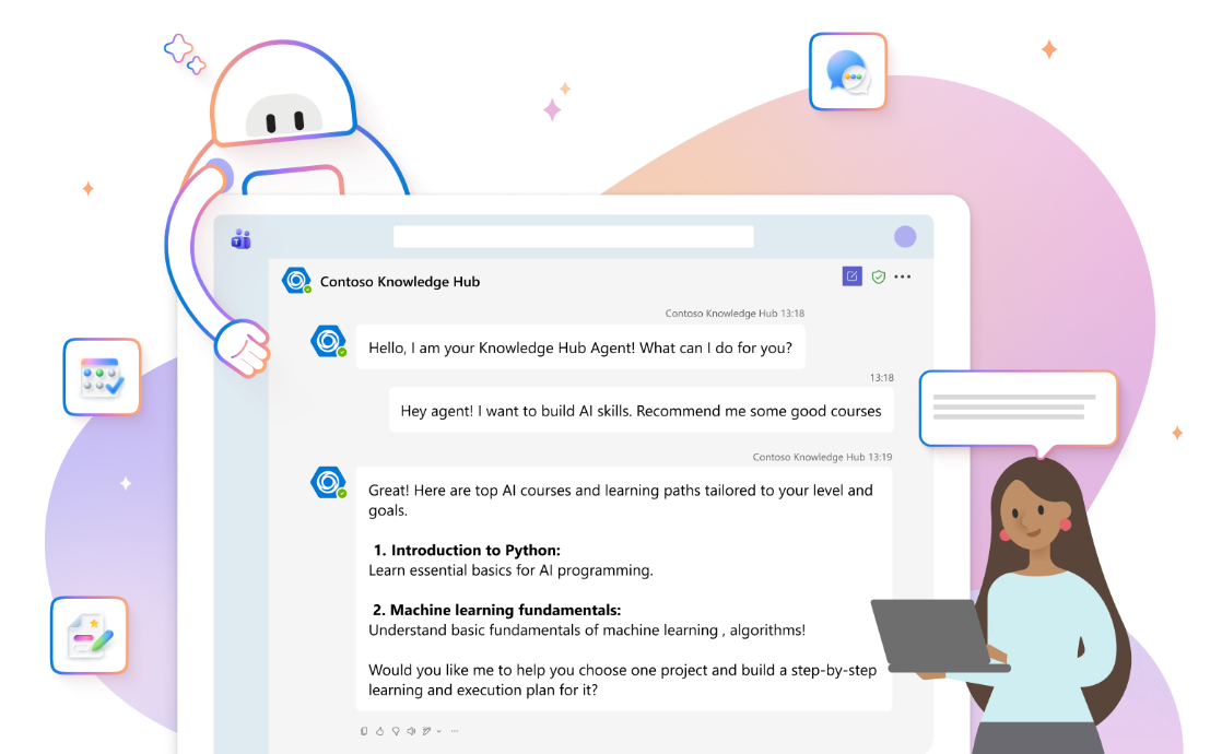 Microsoft Teams - Interactive AI Agents